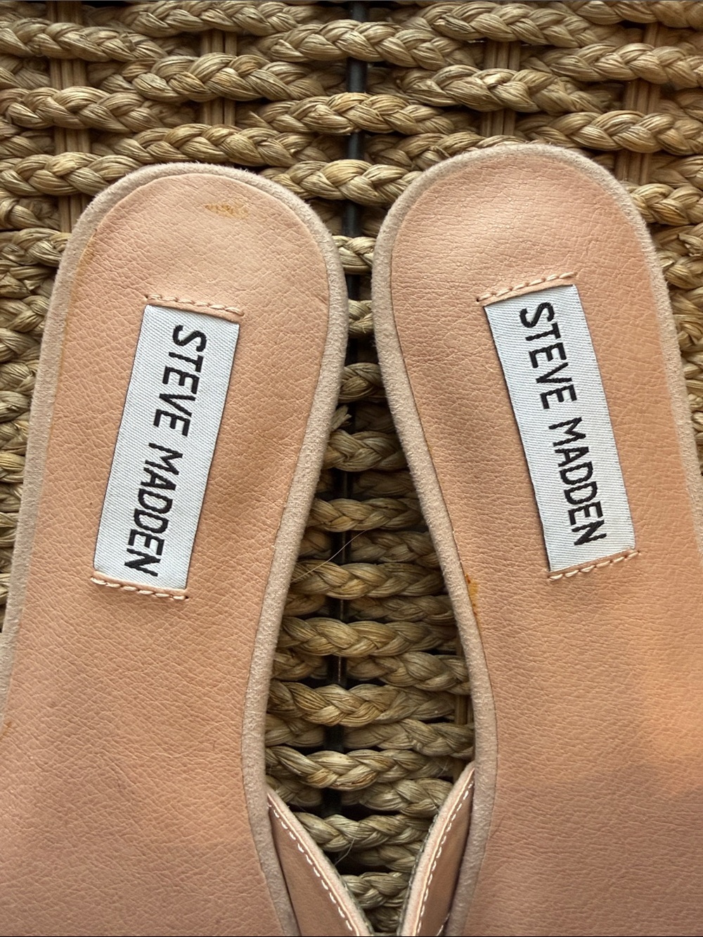 Steve Madden Crystal Pointed Slip-On Mules - Picture 2 of 5